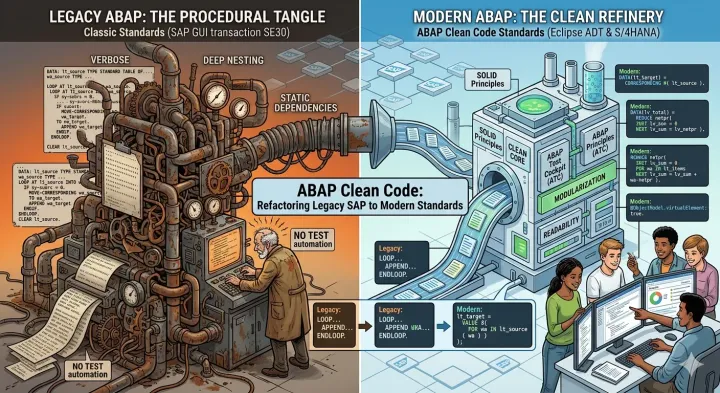 ABAP Clean Code: Refactoring Legacy SAP to Modern Standards