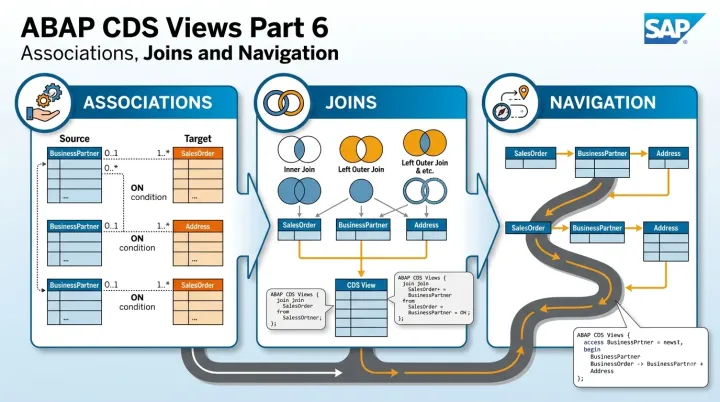 ABAP CDS Views Part 6: Associations, Joins and Navigation