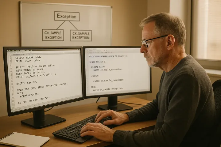 ABAP Class-Based Exceptions: Error Hierarchies in Practice