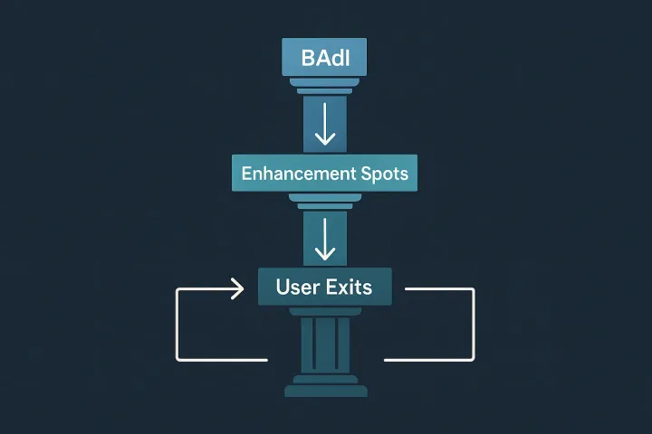 BAdI vs Enhancement Spots vs User Exits: Decision Guide